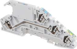 ABB Клемма D2,5/5.NTLP.L, 3-уровневая, соединение нейтрали с шиной, пруж. 2.5мм.кв. арт. 1SNA290322R0100