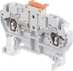 ABB Клемма D2,5/5.SNBT.2L пруж. 2.5мм.кв., серо-оранжевая арт. 1SNA290041R0300