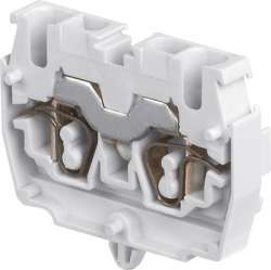 ABB Клемма DH2,5/5.2L пруж. 2.5мм.кв. серая, монтаж ножки в плату арт. 1SNA290261R1400