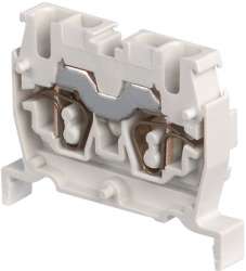 ABB Клемма DS2,5/5.N.2L пруж. 2.5мм.кв. синяя, мини, DIN3 арт. 1SNA290223R0600