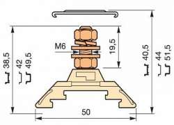 ABB Клемма HD35/16.F6.19.1 1шпилька арт. 1SNA295399R0000
