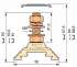 ABB Клемма HD70/22.F8.31.1 1шпилька арт. 1SNA295401R2300