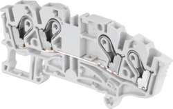 ABB Клемма M4/8.D2.SFL винт 4мм.кв., держатель предохр. 5х20, 5х25 мм. индикац. сгоревших пердохр.100-230В (неон.) арт. 1SNA115646R2200