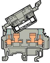 ABB Клемма M4/8.SFT винт 4мм.кв., тест., держатель предохр. 5х20, 5х25 мм, гнезда диаметром 2 мм. арт. 1SNA115662R2200
