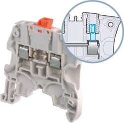 ABB Клемма ZS4-S-T2.3 винт 4мм.кв. с разъед. совместимый с проф. ZS4, винты в тестовых гнездах DIA 2.3 арт. 1SNK505312R0000