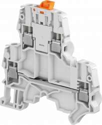 ABB Клемма винтовая ZS4-D2-S - 4 мм?, 2 уровня, 4 зажима, ножевой разъединитель на верхнем уровне арт. 1SNK505315R0000
