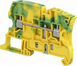 ABB Клемма винтовая ZS4-PE-R2 - 4 мм?, Земля, желто-зеленый, одинаковый профиль с ZS4-SF арт. 1SNK506153R0000