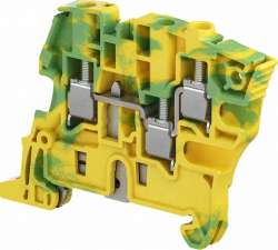 ABB Клемма винтовая ZS6-3S-PE, Земля, желто - зеленая - 6 мм?, 3 зажима арт. 1SNK506151R0000