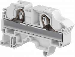 ABB Клемма втычная ZK16 серая - 16 мм?, 2 зажима арт. 1SNK712010R0000