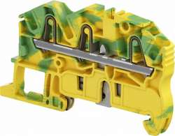 ABB Клемма втычная ZK2,5-PE-3P - Земля - желто-зеленая - 2,5 мм?, 3 зажима арт. 1SNK705151R0000