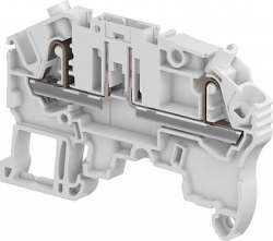 ABB Клемма втычная ZK2,5-SP - с разъединителем - вилкой - серая, 2,5 мм?, 2 зажима арт. 1SNK705311R0000