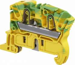 ABB Клемма втычная ZK4-PE - Земля - желто-зеленая - 4 мм?, 2 зажима арт. 1SNK706150R0000