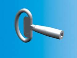 ABB Ключ для замка (квадрат) 7мм арт. ZH163