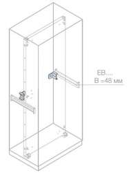 ABB Комплект для соединения стандартных монт.плат арт. EA2115