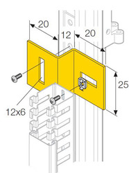 ABB Кронштейн для перф. кабель-канала (упак=100шт) арт. EV1130