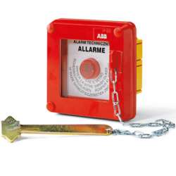 ABB Livorno бокс авар.в нишу с кнопкой красн. IP55 арт. 13183