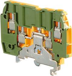 ABB M4/6.4A.P Клеммник винтовой 4мм.кв. Земля арт. 1SNA195638R2300