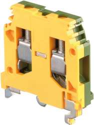 ABB M6/8.P Entrelec Клеммник винтовой до 6 мм.кв.зеленый земля арт. 1SNA165114R1700