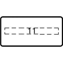 ABB MA6 Шильдик MA6-1045 с текстом Stop арт. 1SFA611930R1045