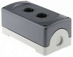 ABB MEP-2-0 Корпус кнопочного поста на 2 элемента пластиковый арт. 1SFA611812R1000