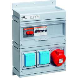 ABB MP Бокс MP16/1MS с розетками в сборе, IP44,пластик арт. 2CMA168981R1000