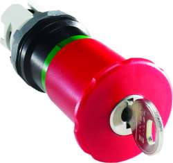 ABB MPE Кнопка MPEK4-11R ГРИБОК с фикс. арт. 1SFA611525R1101