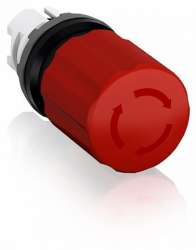 ABB MPET3-10B Кнопка красная (только корпус) ГРИБОК отп. поворачиванием 30мм арт. 1SFA611520R1001