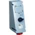 ABB MPM Розетка с рубильником, механической блокировкой и ВА 332MPM6W, 32А, 3Р+Е, IP67, 6ч арт. 2CMA168016R1000