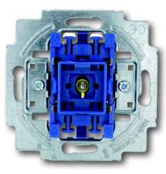 ABB Механизм 1-клавишной, 1-полюсной кнопки (нормально-открытый контакт), с N-клеммой, с подсветкой, 10А 250В арт. 1413-0-1106