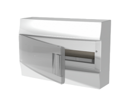 ABB Mistral41 Бокс настенный 18М прозрачная дверь (с клемм) арт. 1SPE007717F9996