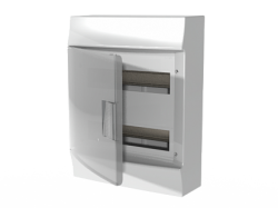 ABB Mistral41 Бокс настенный 24М прозрачная дверь (с клемм) арт. 1SPE007717F9993