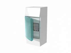 ABB Mistral41 Бокс настенный 4М зеленая дверь (без клемм) арт. 1SPE007717F0220