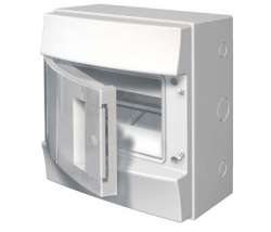 ABB Mistral65 бокс навесной 8М непрозрачная дверь (без клемм) арт. 1SL1101A00