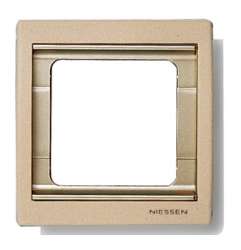 ABB NIE Olas Атласная медь Рамка 4-ая вертикал. арт. 8474 CS