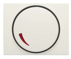 ABB NIE Olas Белый Накладка светорегулятора поворотного арт. 8460.2 BL