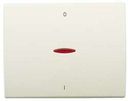 ABB NIE Olas Белый жасмин Клавиша 1-я с/п для 2-х полюсного выключателя арт. 8401.4 BL