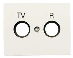 ABB NIE Olas Титан Накладка розетки TV-R/SAT розетки арт. 8450.1 TT