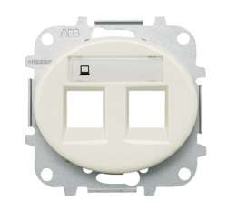 ABB NIE Tacto Бел Накладка для суппорта арт. 5518.2 BL