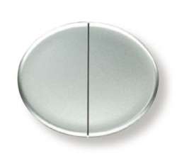 ABB NIE Tacto Серебро Клавиша 2-ая арт. 5511 PL