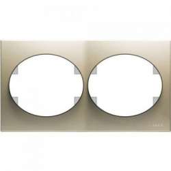 ABB NIE Tacto Шампань Рамка 2-ая гориз арт. 5572.1 CV