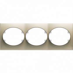 ABB NIE Tacto Шампань Рамка 3-ая гориз арт. 5573.1 CV