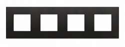 ABB NIE Zenit Антрацит Рамка 4-я 2+2+2+2 мод арт. N2274 AN