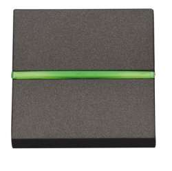 ABB NIE Zenit Антрацит Выключатель 1-клавишный 2-полюсной 2 мод арт. N2201.2 AN