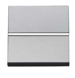 ABB NIE Zenit Антрацит Выключатель 1-клавишный кнопочный НО-контакт 2 мод арт. N2204.7 AN