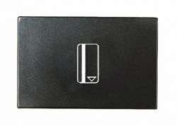 ABB NIE Zenit Антрацит Выключатель карточный 2 мод арт. N2214.1 AN