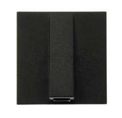 ABB NIE Zenit Антрацит Вывод кабеля, 2 мод арт. N2207 AN