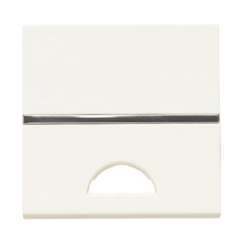 ABB NIE Zenit Бел Клавиша 1-я с окошком для шильдика 2 мод арт. N2201.9 BL