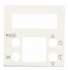 ABB NIE Zenit Бел Накладка электронного термостата 8140.5, 2 мод арт. N2240.5 BL