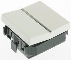 ABB NIE Zenit Бел Переключатель 1-клавишный перекрестный 2 мод арт. N2210 BL