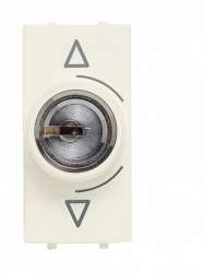 ABB NIE Zenit Бел Переключатель с ключом на 3 положения 1 мод арт. N2153.1 BL